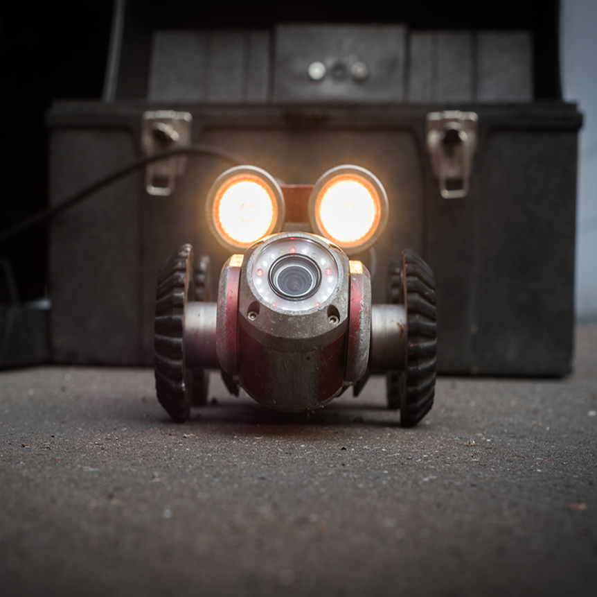 Blick ins Rohr ohne Aufgraben – mit modernster Kameratechnik.